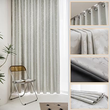 Bedroom Curtains - Blackout the Light Curtain for Window 2 Pieces Package