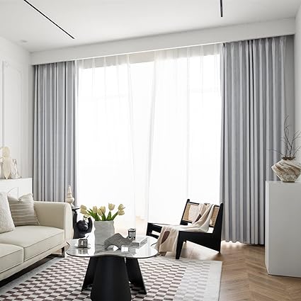 Bedroom Curtains - Blackout the Light Curtain for Window 2 Pieces Package