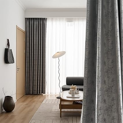 Bedroom Curtains - Blackout the Light Curtain for Window 2 Pieces Package