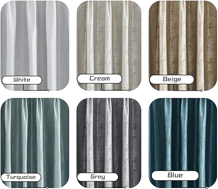 Bedroom Curtains - Blackout the Light Curtain for Window 2 Pieces Package